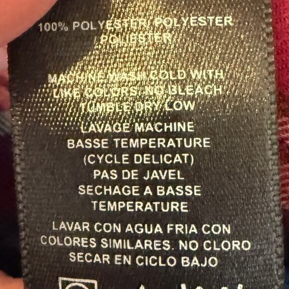 KUHL Women's Plaid Button-Down Flannel Shirt Gorpcore Grunge Medium Red Blue - Picture 7 of 9